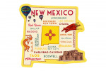 New Mexico - Typography & Icons - Contour - Lantern Press Artwork