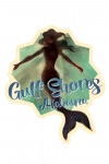 Gulf Shores, Alabama - Mermaid Underwater - Contour - Lantern Press Artwork