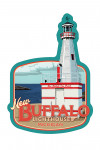 New Buffalo, Michigan - New Buffalo Lighthouse - Contour