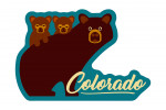 Colorado - Bear Family - Geometric - Contour