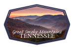Great Smoky Mountains, Tennessee - Sunset - Contour - Lantern Press Photography