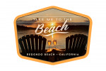 Redondo Beach, California -Take Me to the Beach - Sunset View - Contour - Lantern Press Photography