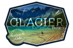 Glacier National Park, Montana - Avalanche Lake (Badge) - Contour - Photography
