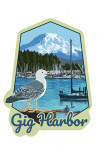 Gig Harbor, Washington - Day Scene - Contour