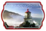 Oregon Coast - Heceta Head Lighthouse - Contour - Lantern Press Photography