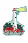 Cape May, New Jersey - Lighthouse - Vector Style - Contour - Lantern Press Artwork