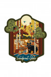 Sandpoint, Idaho - Forest Animals - Geometric - Contour - Lantern Press Artwork