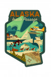 Alaska - Geometric - Inside Passage - Contour