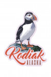 Kodiak, Alaska - Puffin - Contour - Lantern Press Artwork