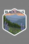 Black Hills, South Dakota - Spring Flowers - Contour