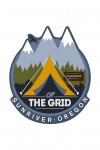 Sunriver, Oregon - Off the Grid - Tent - Contour - Lantern Press Artwork