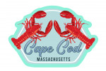 Cape Cod, Massachusetts - Lobsters - Contour - Lantern Press Artwork