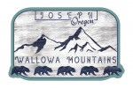 Joseph, Oregon - Wallowa Mountains - Bears & Mountains - Rustic - Contour - Lantern Press Artwork