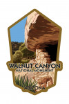 Walnut Canyon National Monument, Arizona - Contour - Lantern Press Artwork