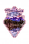 Pagosa Springs, Colorado - John Muir Quote - Sunset & Lake - Contour - Lantern Press Photography
