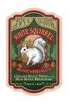 Brevard, North Carolina - White Squirrel - Vintage Sign - Contour - Lantern Press Artwork