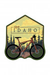 Idaho - Ride the Trails - Mountain Bike - Contour - Lantern Press Artwork