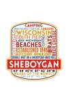 Sheboygan, Wisconsin - Typography - Contour