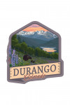 Durango, Colorado - Bears & Spring Flowers - Contour - Lantern Press Artwork